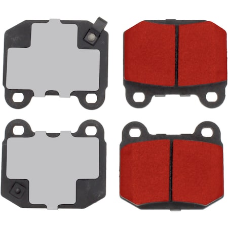 Centric Parts Pq Pro Disc Brake Pads, 500.09611 500.09611